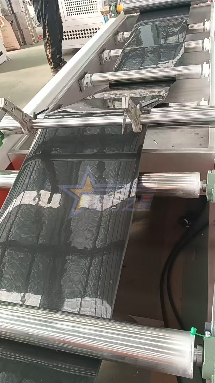 Az ügyfél felkeresi a Qingdao EASTSTAR gyárat a PP/PS palántatálca-gyártósor helyszíni próbaüzeme céljából