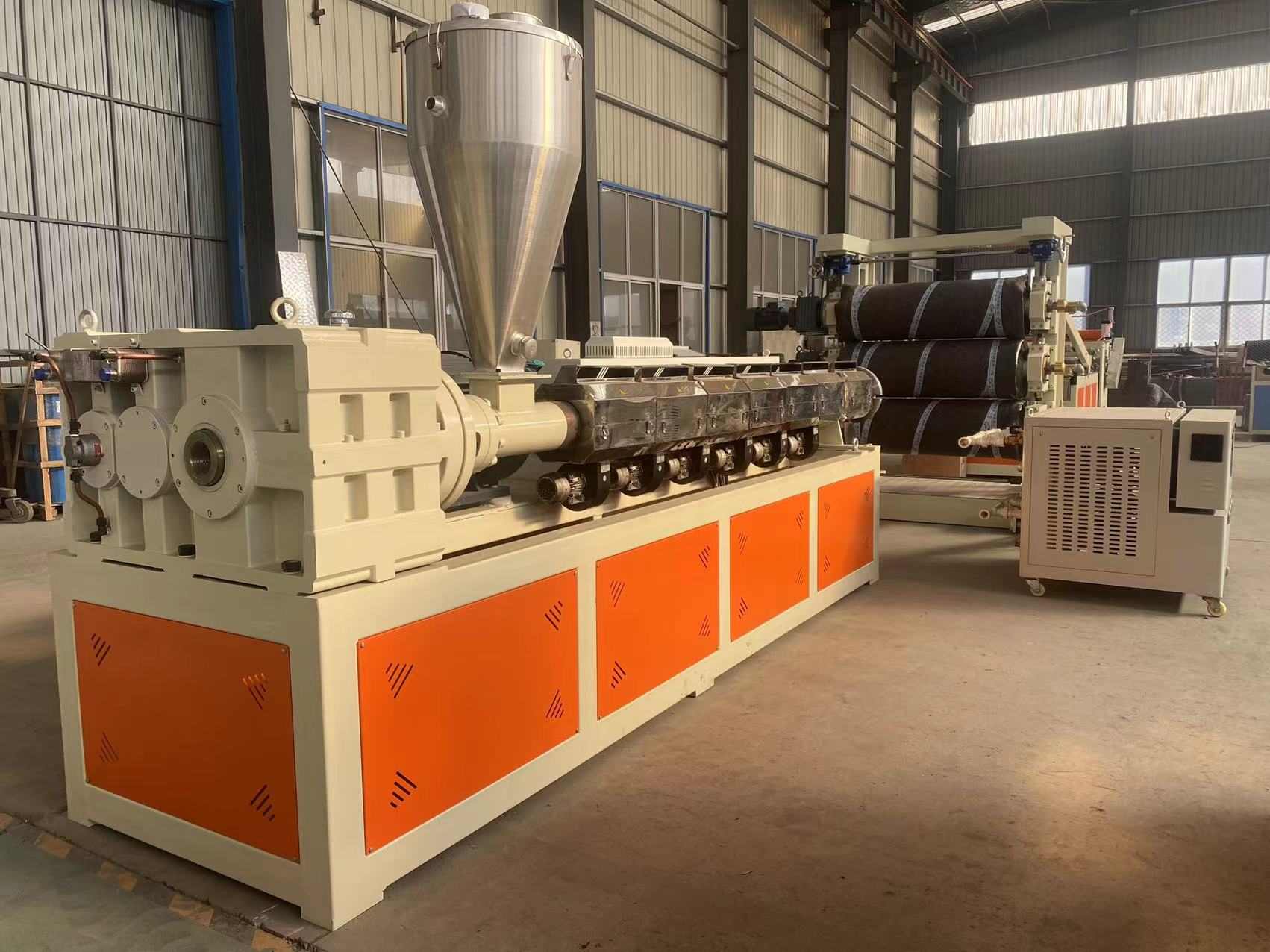 PVC átlátszó kristálylemez gyártósor